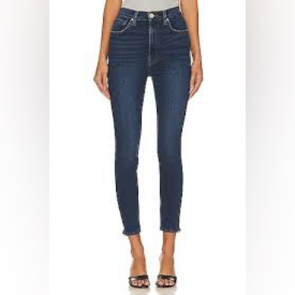 Hudson Centerfold Super Skinny High Rise Ankle Length Jeans In Enchanter Wash